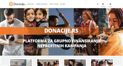 Desktop Screenshot of donacije.rs